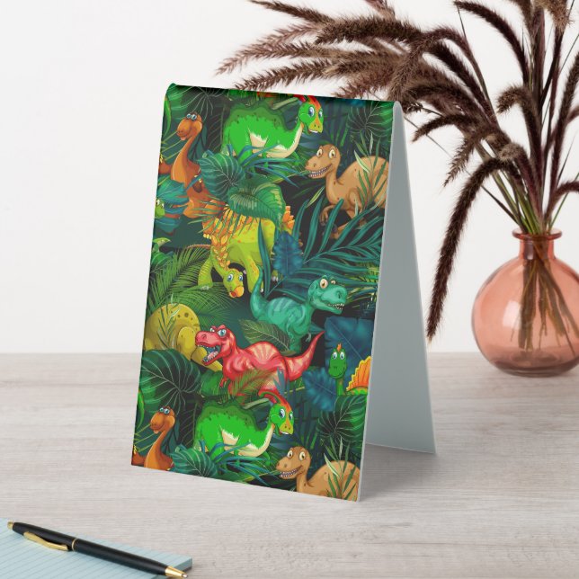 Plaque De Table Parc Dinosaur (En SItu (Tableau))