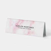 Pastel Pink Marble Procureur de l'immigration