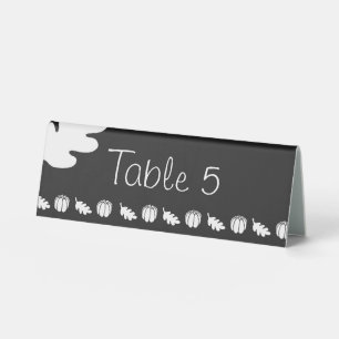 Plaque De Table Patch citrouille dans le panneau de tente de table