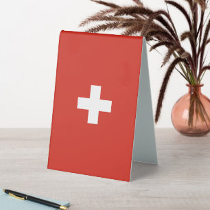 Plaque De Table pavillon suisse