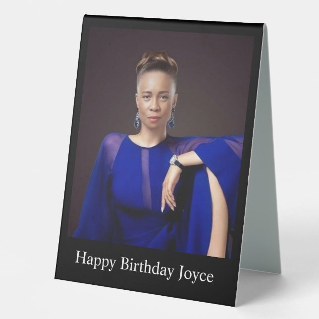 Plaque De Table Personnalisé (Recto)