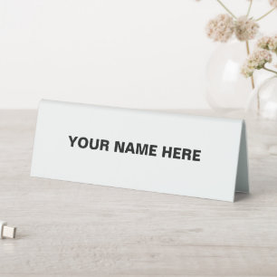 Plaque De Table Personnaliser ou Customiser