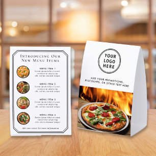 Plaque De Table Promotion personnalisée pour restaurant