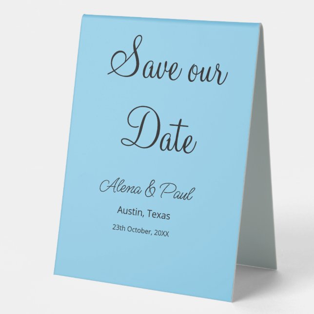 Plaque De Table QR Enregistrer notre date ajouter photoname date n (Recto)