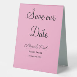 Plaque De Table QR Enregistrer notre date ajouter photoname date n