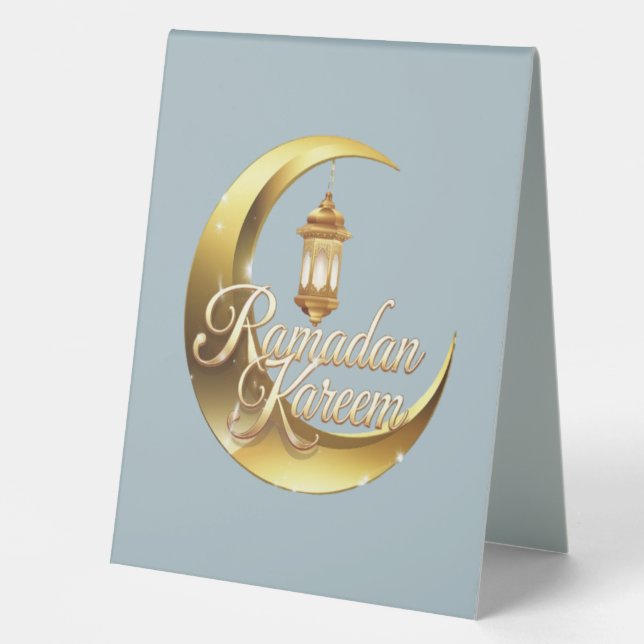 Plaque De Table Ramadan Kareem (Recto)