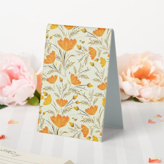 Plaque De Table Rose jaune (In SItu (Mariage))