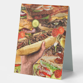 PLAQUE DE TABLE SANDWICHES