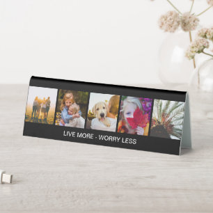 Plaque De Table Signal personnalisé 5 photo + bureau de devis