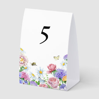 Plaque De Table Simple Marguerite de Printemps Fleur Sauvage Minim