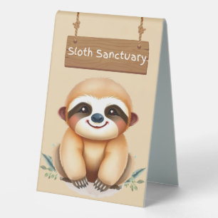 Plaque De Table Symbole adorable du sanctuaire de fentes