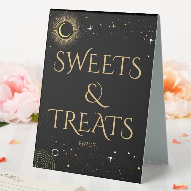 Plaque De Table SYMBOLE Mariage Céleste Black Sweets & Trasy (In SItu (Mariage))