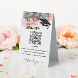 Plaque De Table Symbole personnalisé Venmo de la fête de la haute