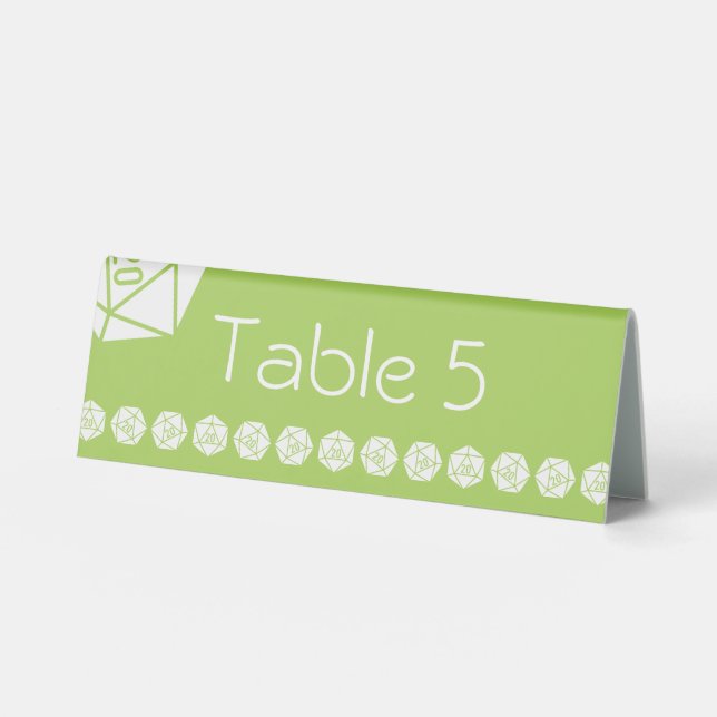 Plaque De Table Tabletop Chic en Peridot Panneau de Table (Recto)