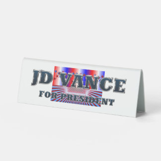 Plaque De Table TEE JD Vance pour Président