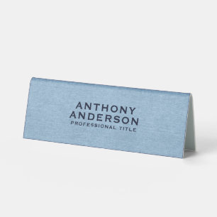 Plaque De Table Texture de tissu bleu clair