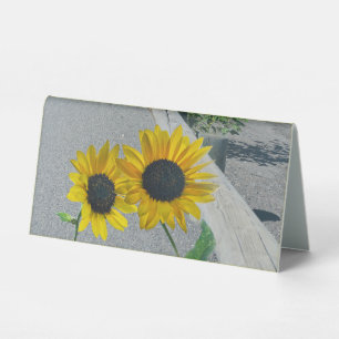 Plaque De Table Tournesols ensemble à la réception de mariage