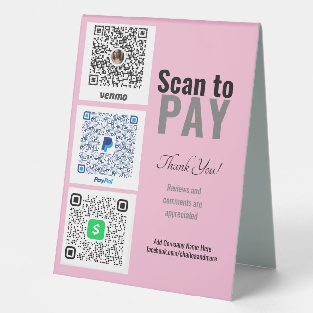 Plaque De Table Transactions commerciales Veno personnalisées (Recto)