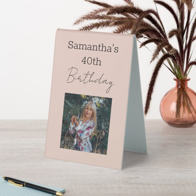 Plaque De Table Vin de la perfection 40e anniversaire (En SItu (Tableau))