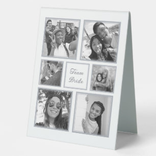 Plaque De Table VOS PHOTOS deviennent B & W sur mesure