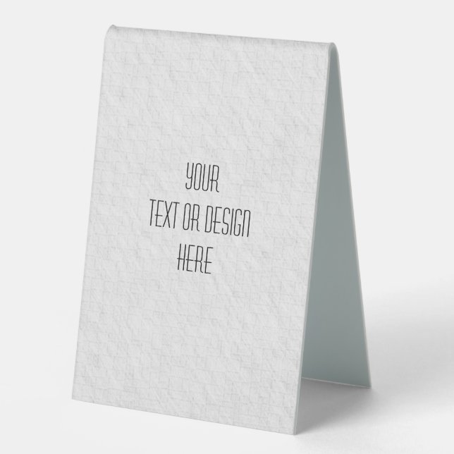 Plaque De Table Votre conception personnalisée - (Recto)