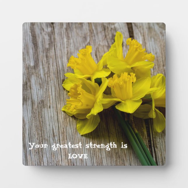 Plaque de table Words of Wisdom avec Easel (Devant)