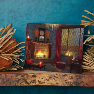 Plaque de tranquillité d'automne