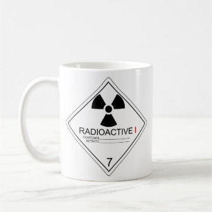 Plaque de transport radioactive Chat 1 Mug