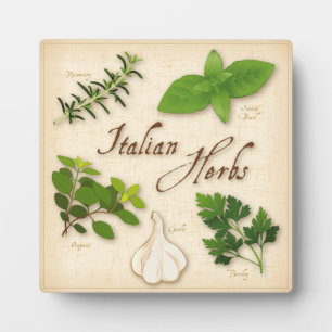 Plaque d'herbes italiennes