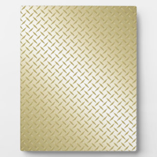 Plaque diamant d'or