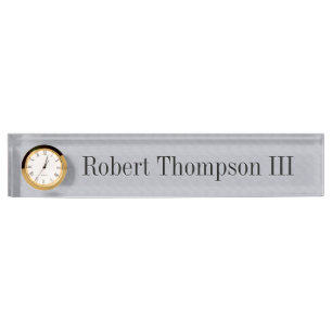 Plaque d'identification de bureau acrylique dans