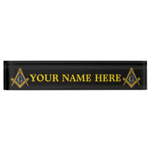 PLAQUE D'IDENTIFICATION DE BUREAU DE MAÇONS