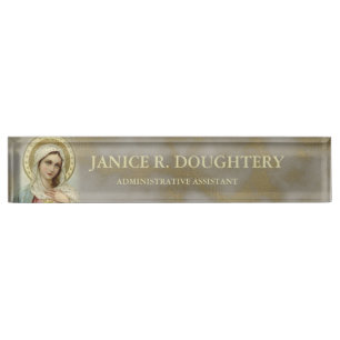 Plaque d'identification de marbre personnalisée d