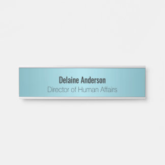 Plaque d'identification personnalisée métallique