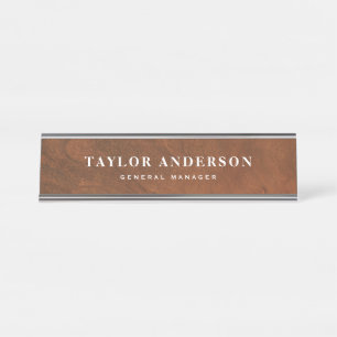 Plaque d'identification personnalisée par arrièr