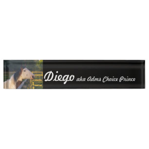 Plaque d'identification stable