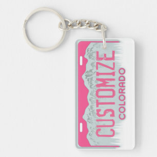 Plaque d'immatriculation Colorado personnalisable 