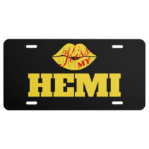 Kiss My Hemi Yellow Jacket Challenger