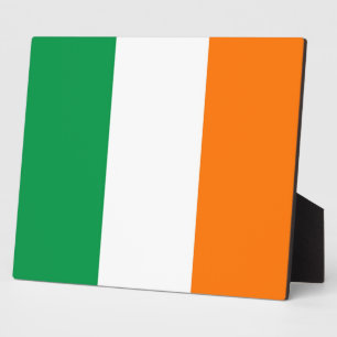 Plaque drapeau irlandais