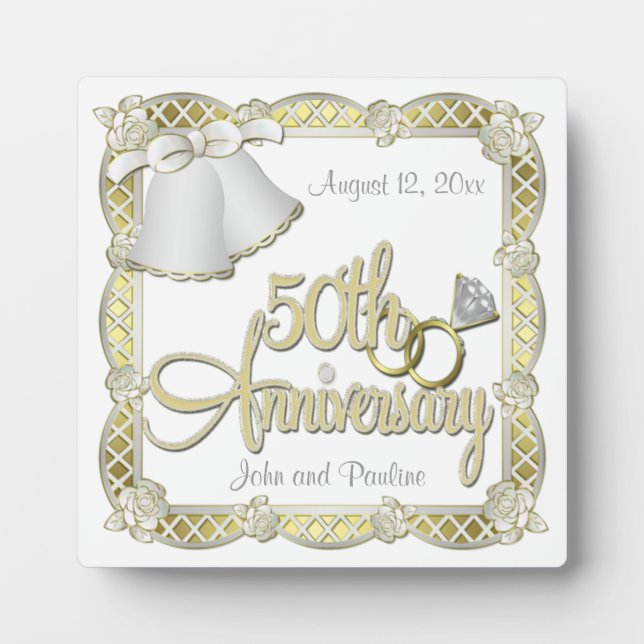 Plaque du 50e anniversaire (Devant)