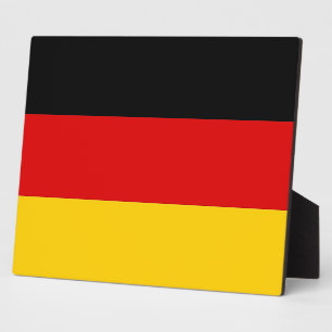 Plaque du drapeau allemand