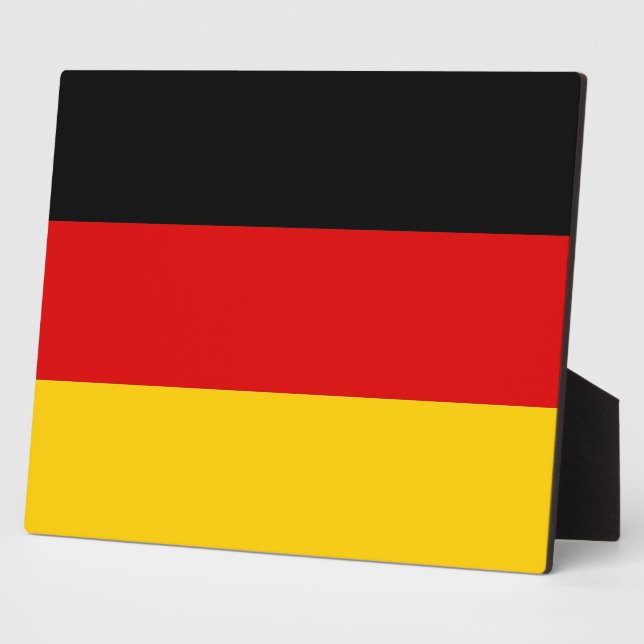 Plaque du drapeau allemand (Côté)