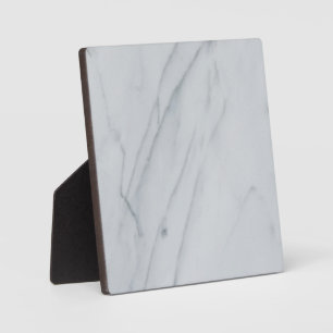 Plaque en pierre de marbre avec Easel