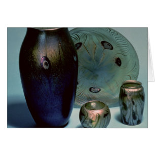 Plaque et vases de favoritisme Tiffany