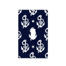 Ancre bleue marine motif nautique