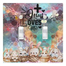 Jésus m'aime Clé Interrupteur Couverture