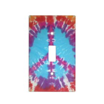 symbole de paix de couverture d'interrupteur de