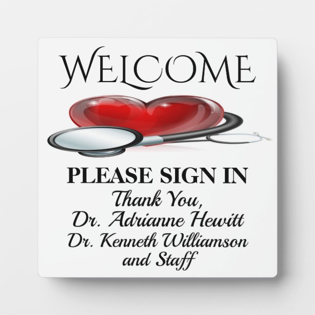 Plaque Médicale (Devant)