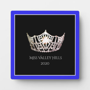 Plaque Miss America Silver Crown Awards
