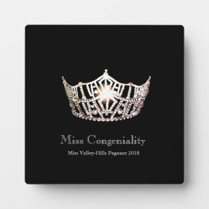 Plaque Miss America Silver Crown Awards